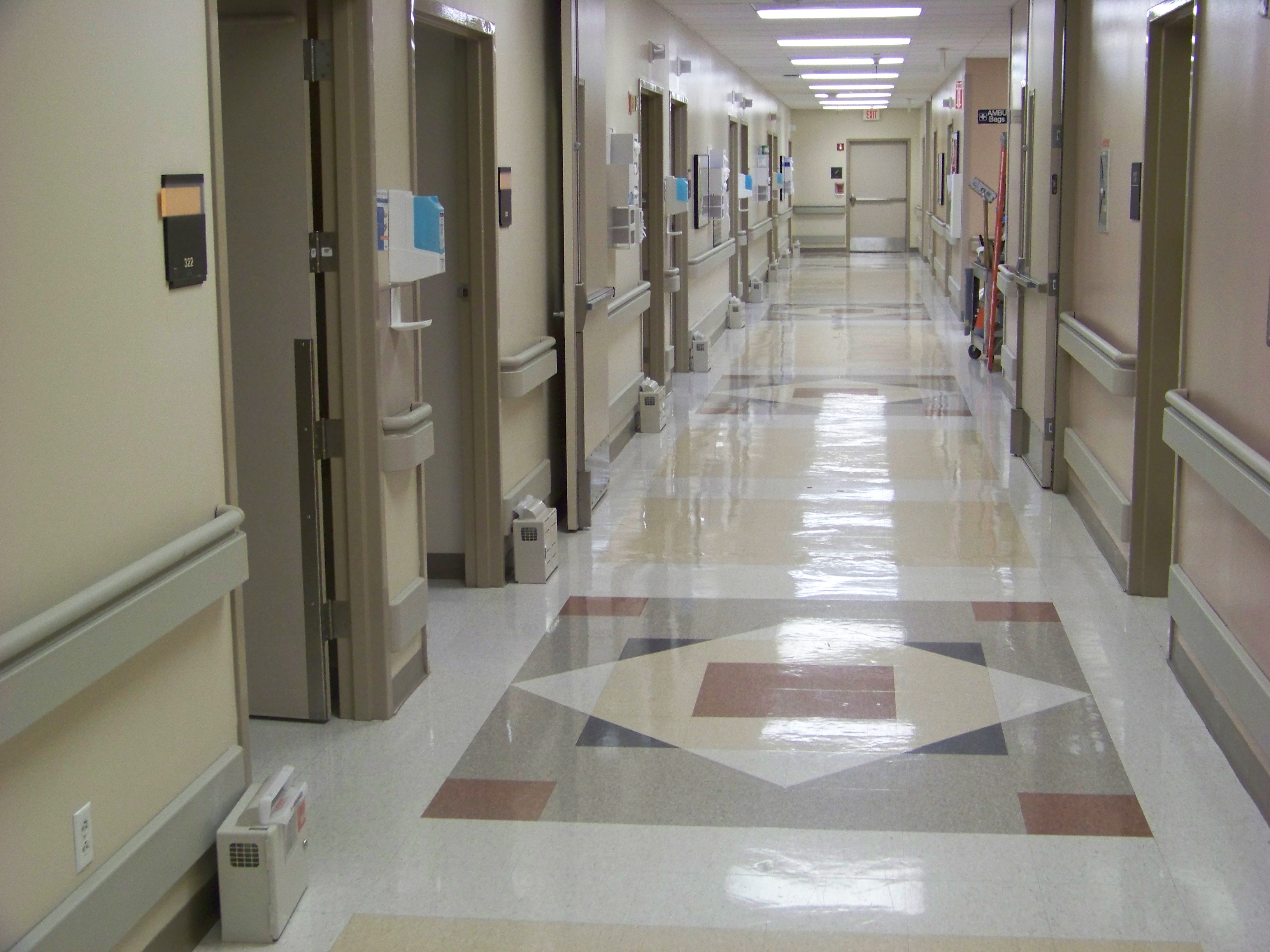 Staged Hallway